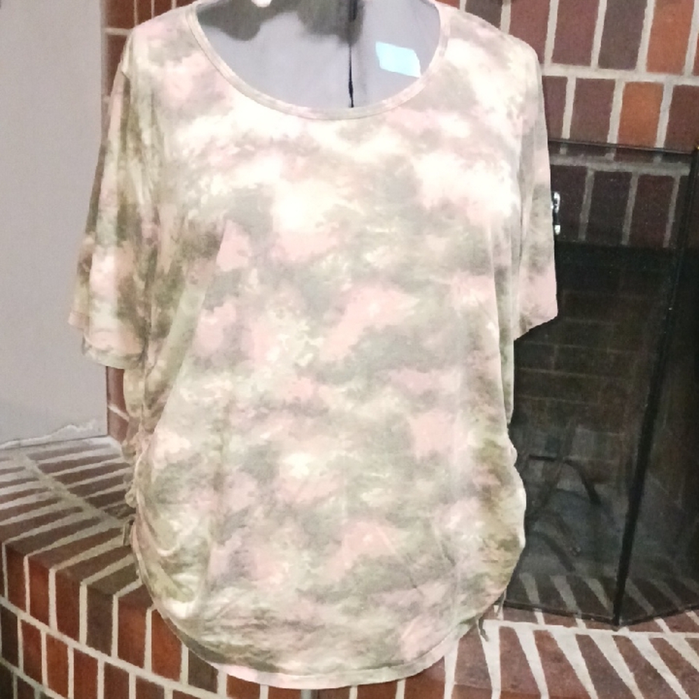 Lands' End Women's Short Sleeve Camouflage Tee